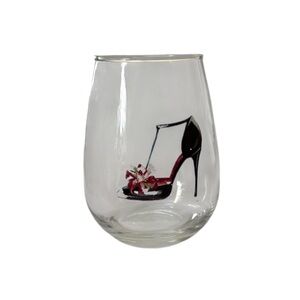 Stylish Wine Glass with High Heel Design